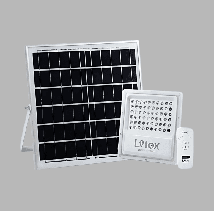 proyector led + panel sola